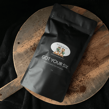 "Got Your Six" Fresh Roasted 12 oz Bag of Gourmet Coffee - Boots on ground coffee coCoffee Grounds